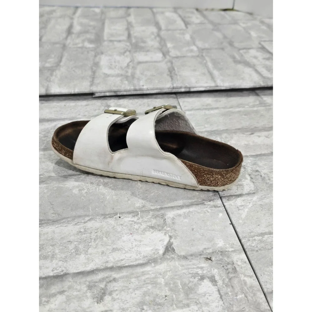 Birkenstock Kids Arizona White Sandal Size 30 (US 12 to 12.5) Double Strap White